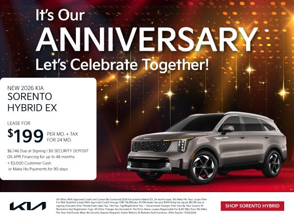 NEW 2026 KIA SORENTO HYBRID EX